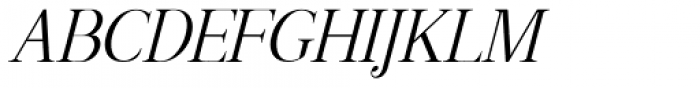 Manohara Pro Light Italic Font UPPERCASE