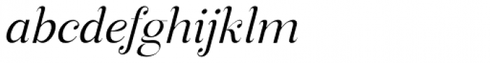 Manohara Pro Light Italic Font LOWERCASE