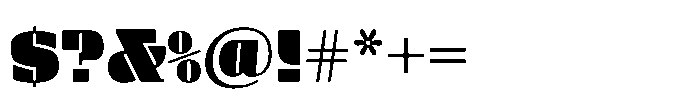 Manometer Next High Font OTHER CHARS