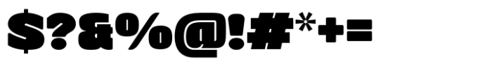 Manometer Sans Regular Font OTHER CHARS