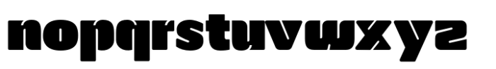 Manometer Sans Regular Font LOWERCASE