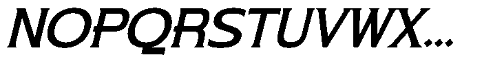 Manork Calme Italic Font UPPERCASE