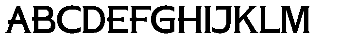 Manork Calme Regular Font UPPERCASE