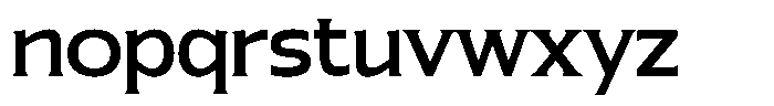 Manork Calme Regular Font LOWERCASE