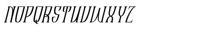Mansheya Italic Font UPPERCASE