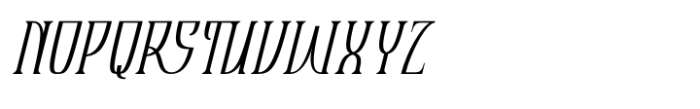 Mansheya Italic Font LOWERCASE