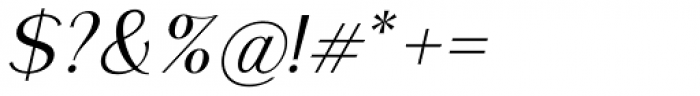 Mansory Regular Oblique Font OTHER CHARS