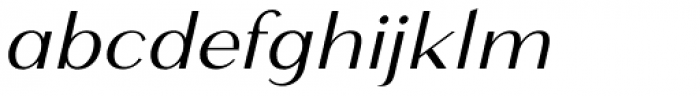 Mansory Regular Oblique Font LOWERCASE