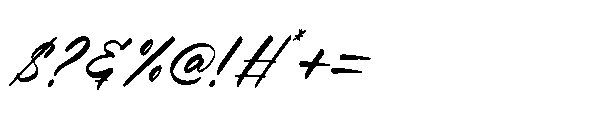 Manteca Backlif Italic Font OTHER CHARS