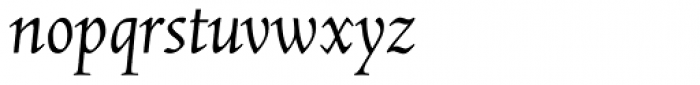 ManticoreT Italic Font LOWERCASE