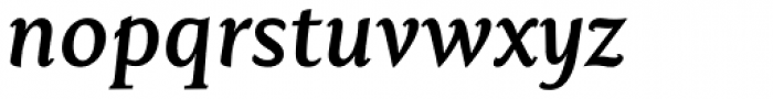 Mantika Book Pro Bold Italic Font LOWERCASE