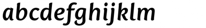 Mantika Sans Std Bold Italic Font LOWERCASE