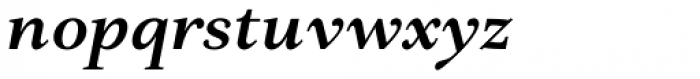Mantonico Medium Italic Font LOWERCASE