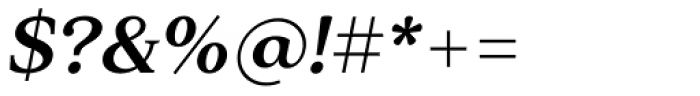 Mantonico Semi Bold Italic Font OTHER CHARS
