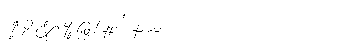 Mantra Angelic Font OTHER CHARS