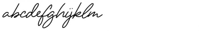 Manttulcuy Signature Regular Font LOWERCASE