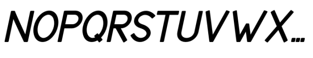 Mantul Pro Bold Italic Font UPPERCASE