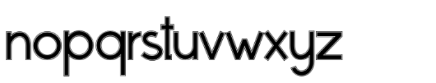 Mantul Pro Border Font LOWERCASE