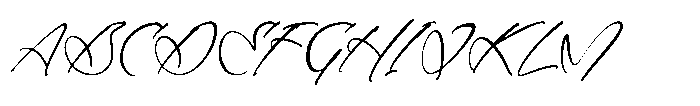 Mantyalls Italic Font UPPERCASE