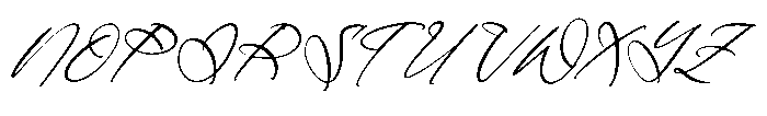 Mantyalls Italic Font UPPERCASE