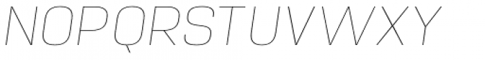 Manual Hairline Italic Font UPPERCASE