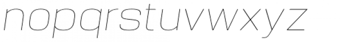 Manual Hairline Italic Font LOWERCASE