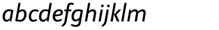 Manual Sans Italic TF Font LOWERCASE