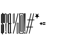 Manufake Tall Font OTHER CHARS