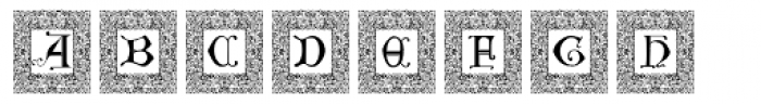 Manuscript XIVCentury Frame2 Font LOWERCASE