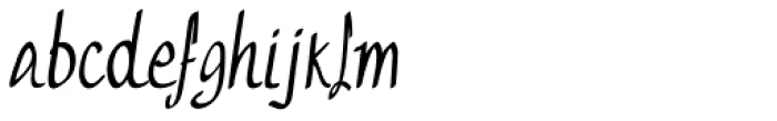 Manuscrita Condensed Bold Font LOWERCASE