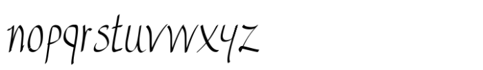 Manuscrita Regular Font LOWERCASE