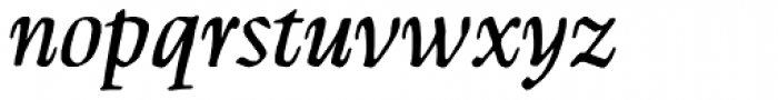Manuskript Antiqua D Italic Font LOWERCASE