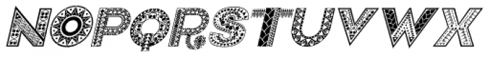 Maori New Zeeland Italic Font LOWERCASE