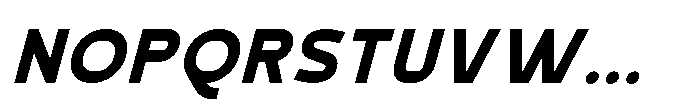Mapion Sans Black Italic Font UPPERCASE