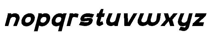 Mapion Sans Black Italic Font LOWERCASE