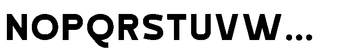 Mapion Sans Black Font UPPERCASE
