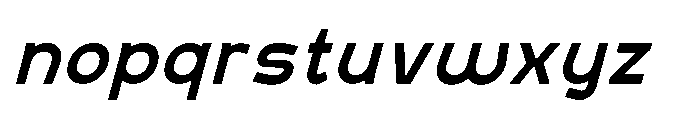 Mapion Sans Bold Italic Font LOWERCASE