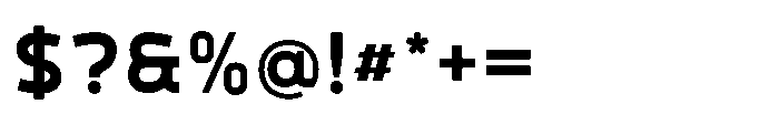 Mapion Sans Extra Bold Font OTHER CHARS