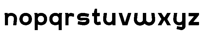 Mapion Sans Extra Bold Font LOWERCASE