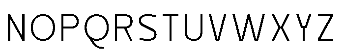 Mapion Sans Light Font UPPERCASE