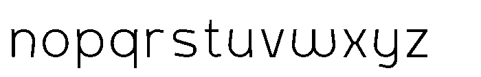 Mapion Sans Light Font LOWERCASE