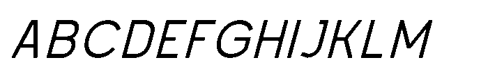Mapion Sans Regular Italic Font UPPERCASE