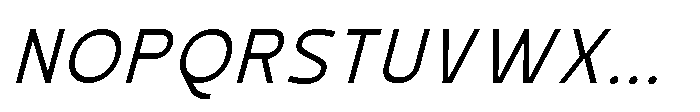 Mapion Sans Regular Italic Font UPPERCASE