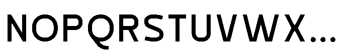 Mapion Sans Semi Bold Font UPPERCASE