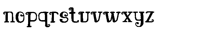 Maple Wind Font LOWERCASE
