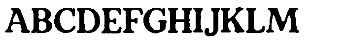 Mapleford Serif Regular Font UPPERCASE