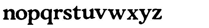 Mapleford Serif Regular Font LOWERCASE