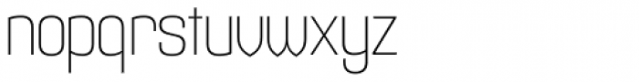 Maqui ExtraLight Font LOWERCASE
