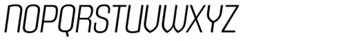 Maqui Light Italic Font UPPERCASE