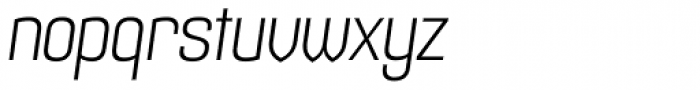 Maqui Light Italic Font LOWERCASE